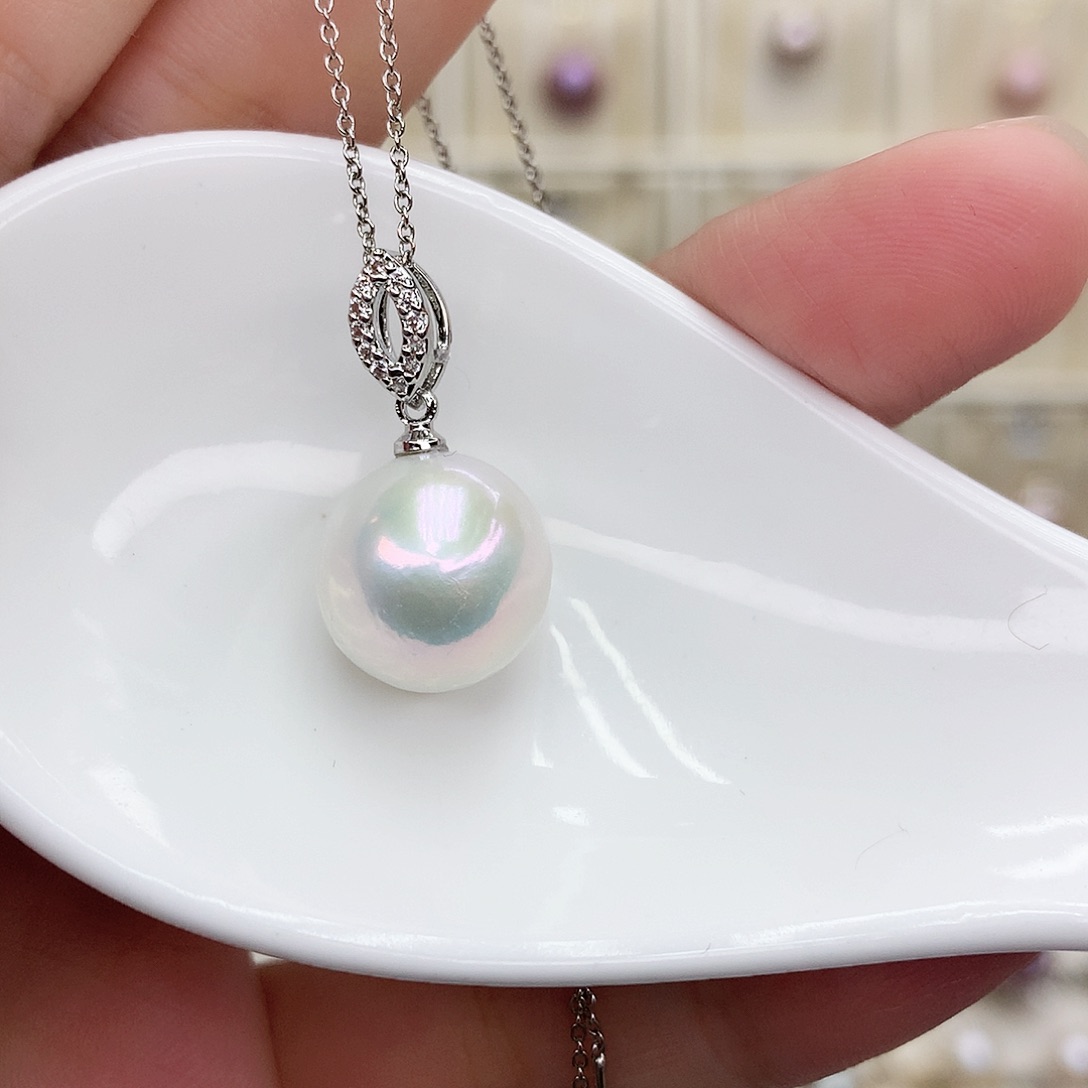 淡水珍珠颈饰合金