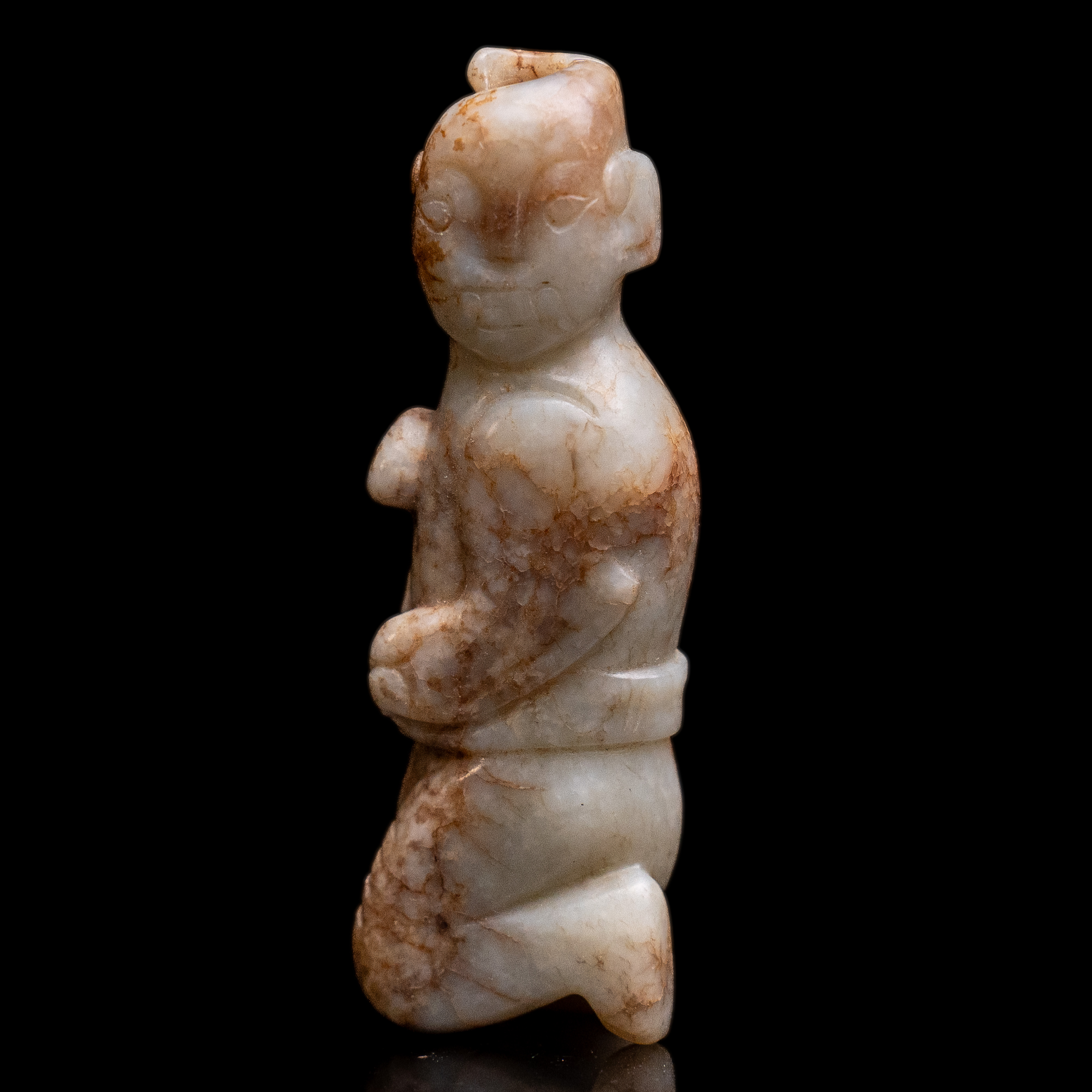 明代和田玉方相氏-NX