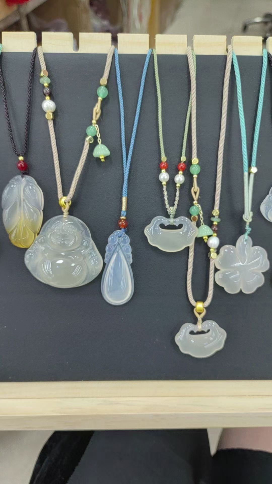 （选款链接）天然玛瑙冰透玉髓吊坠项链挂件多样性发货拍一发一