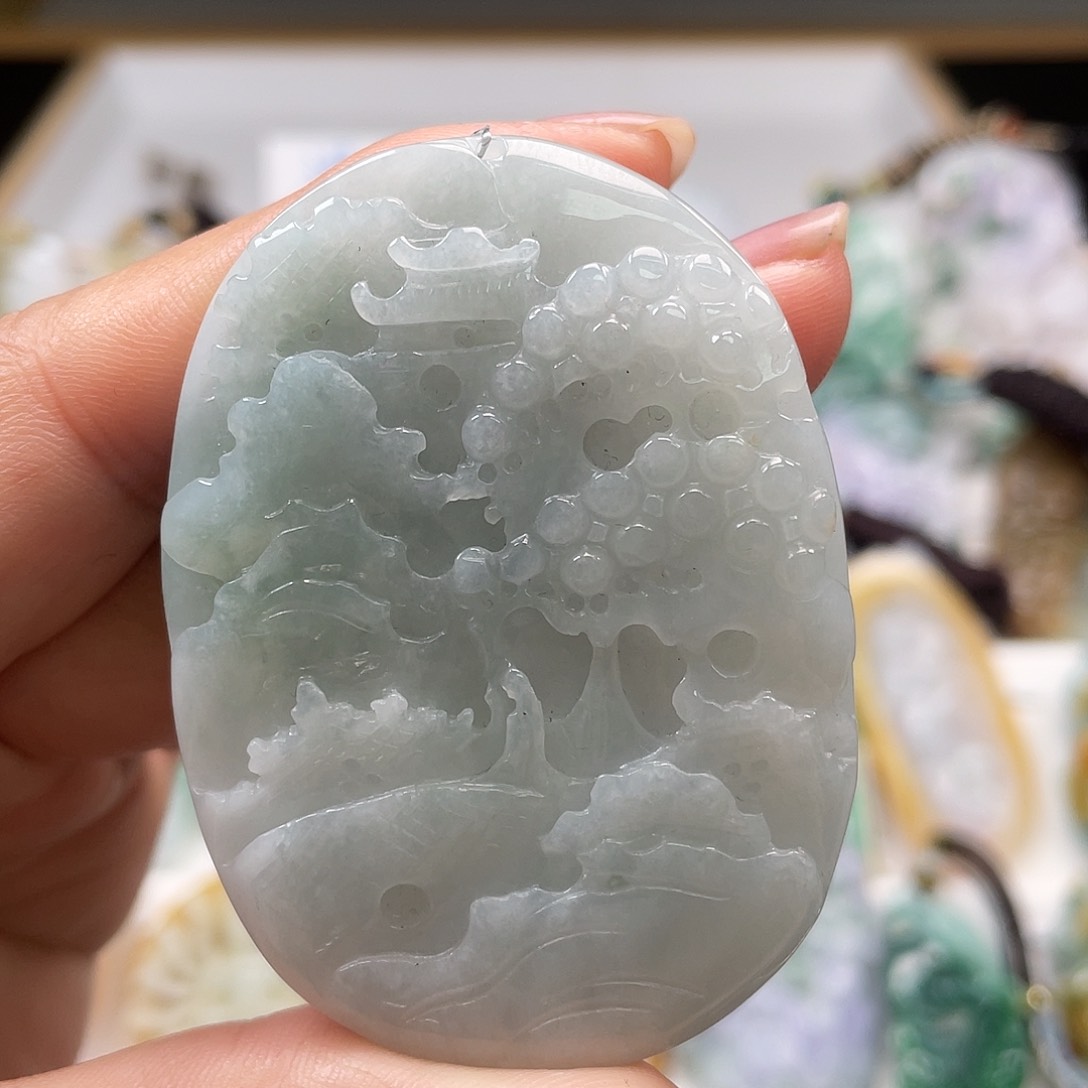 翡翠吊坠(不含链)未镶嵌