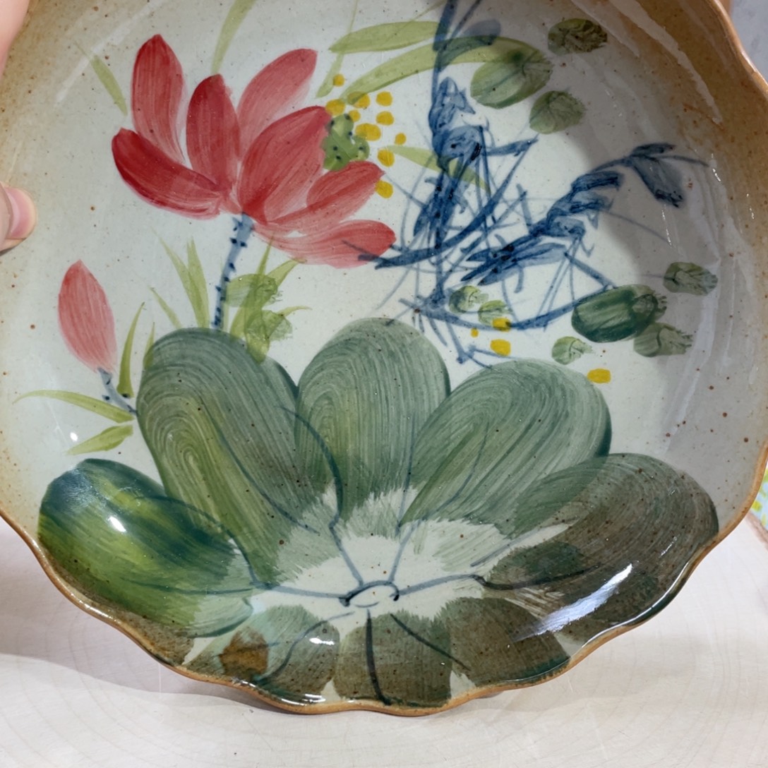 景德镇手工陶瓷盘409