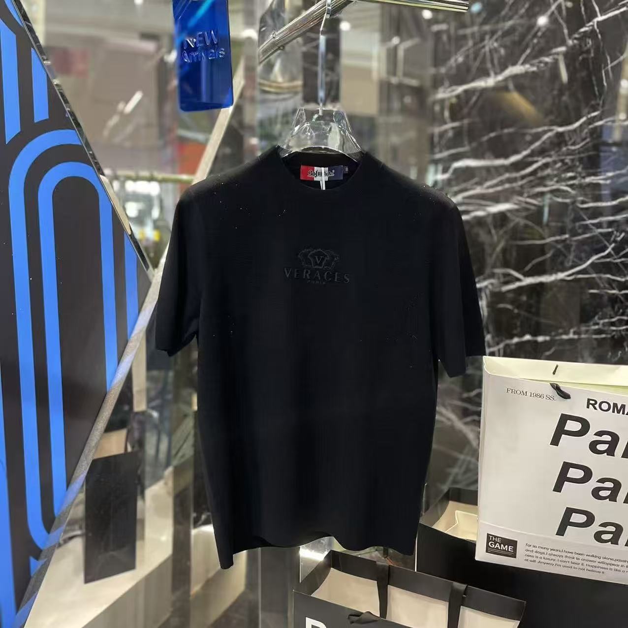 【VanJazny】QC高端男士潮流百搭简约休闲时尚T恤A8815