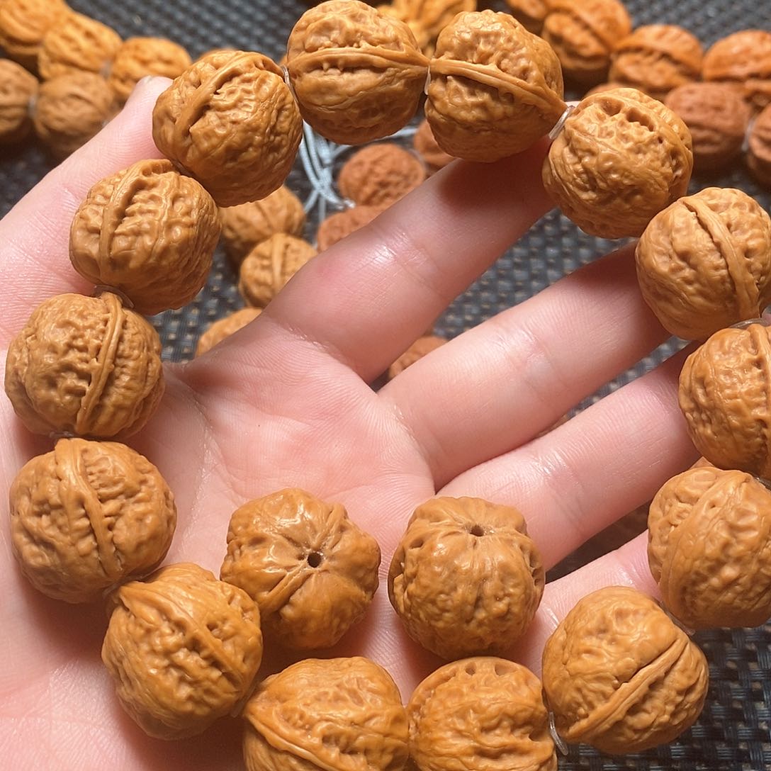 文玩核桃手串野***货金蟾