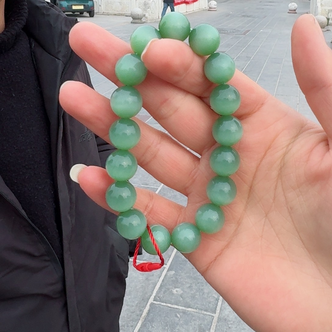 和田玉手串未镶嵌