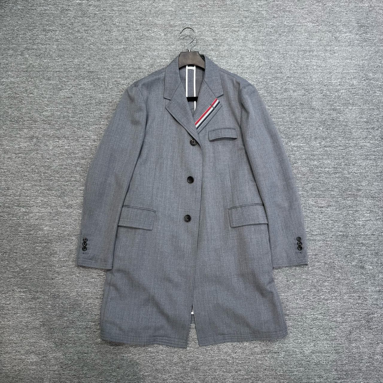 99新 THOMBROWNE ThomBrowne经典款羊毛大衣