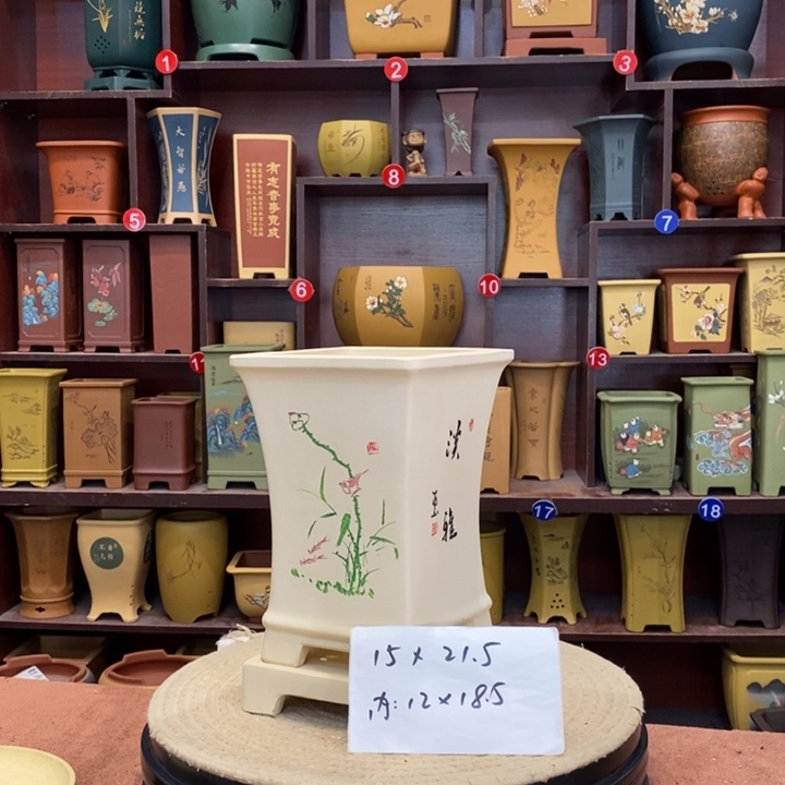 紫砂花盆紫砂作品