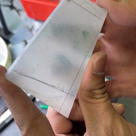 定制翡翠未镶嵌马*某包工无事牌