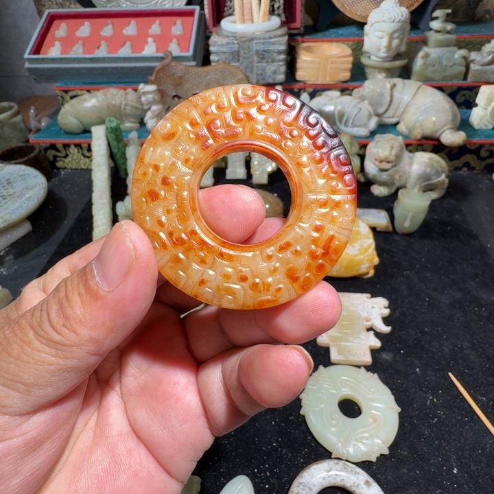 咕***哒和田玉（糖玉）未镶嵌挂件