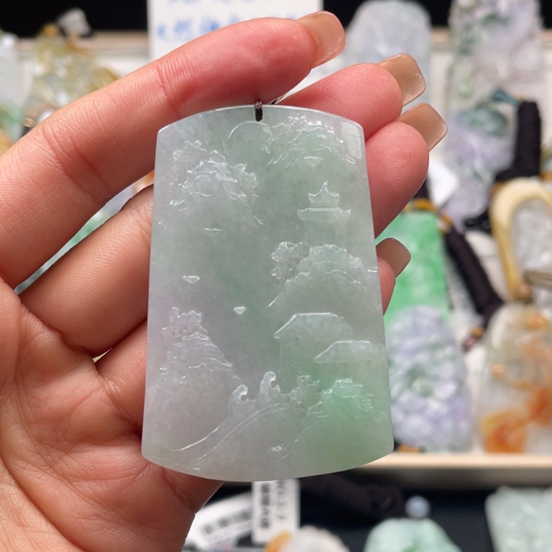 翡翠吊坠(不含链)未镶嵌