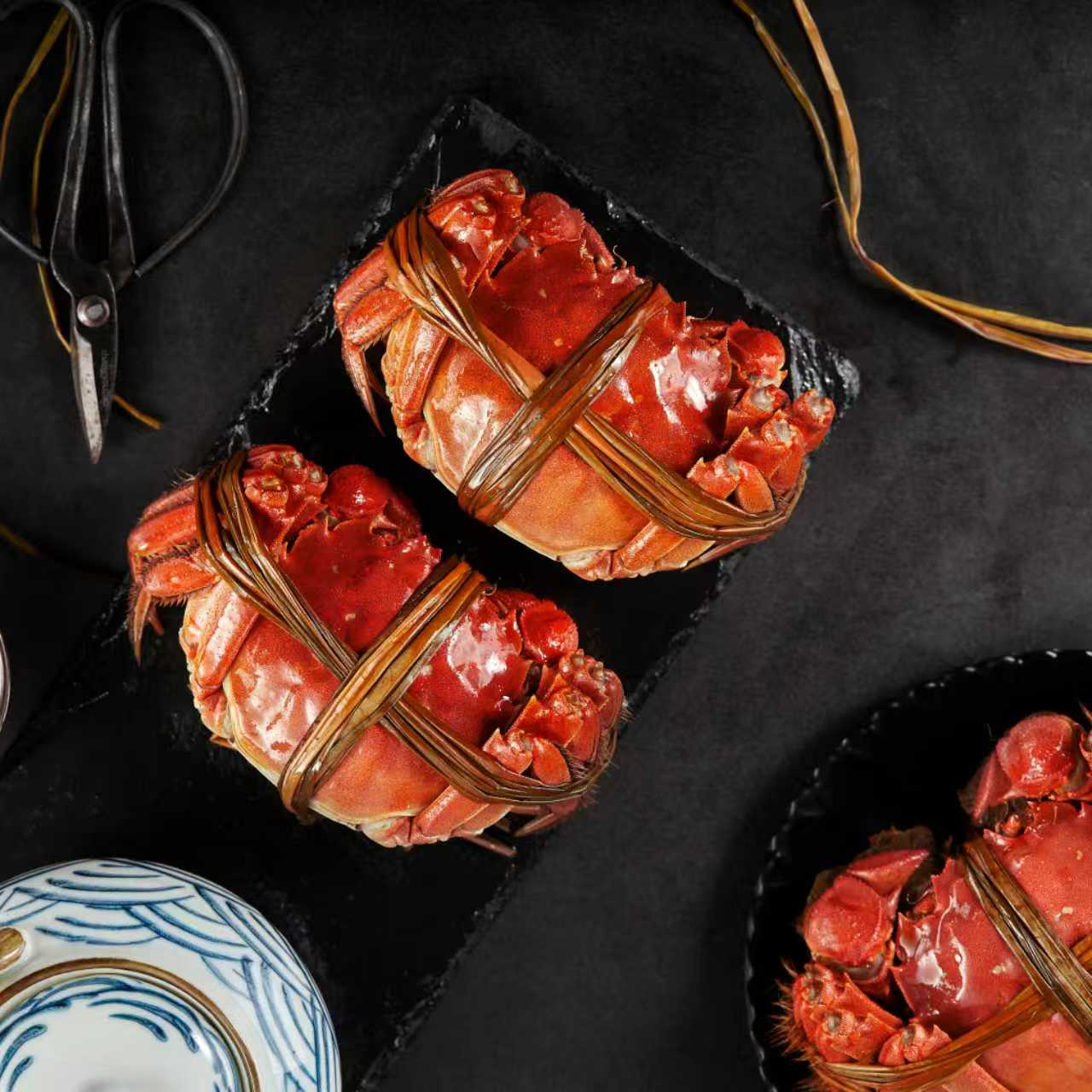 【活蟹】江苏大闸蟹公蟹6.0-5.7两+母蟹5.0-4.7两 礼盒装活蟹现发 顺丰/京东发货 买4对送1对共10只T1