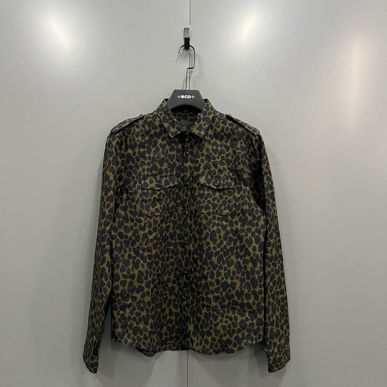 95新 BURBERRY/博柏利 （bb）豹纹衬衫 39码/011110