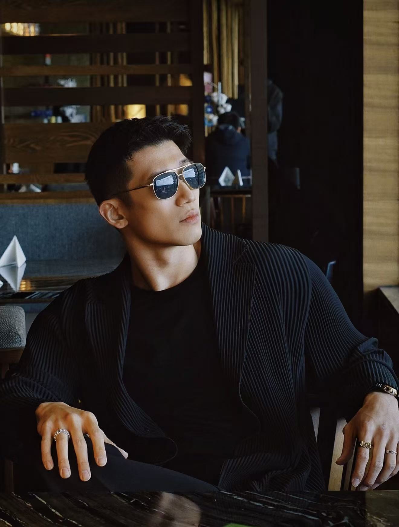 【1号链接拼色外套】25秋冬专柜新款轻奢男女同款百搭款外套-1088