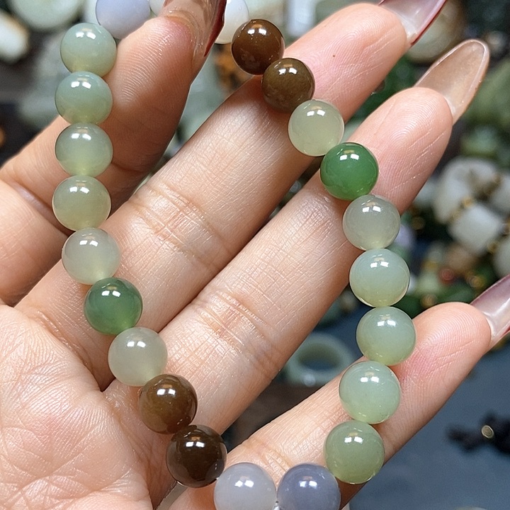 和田玉未镶嵌手串