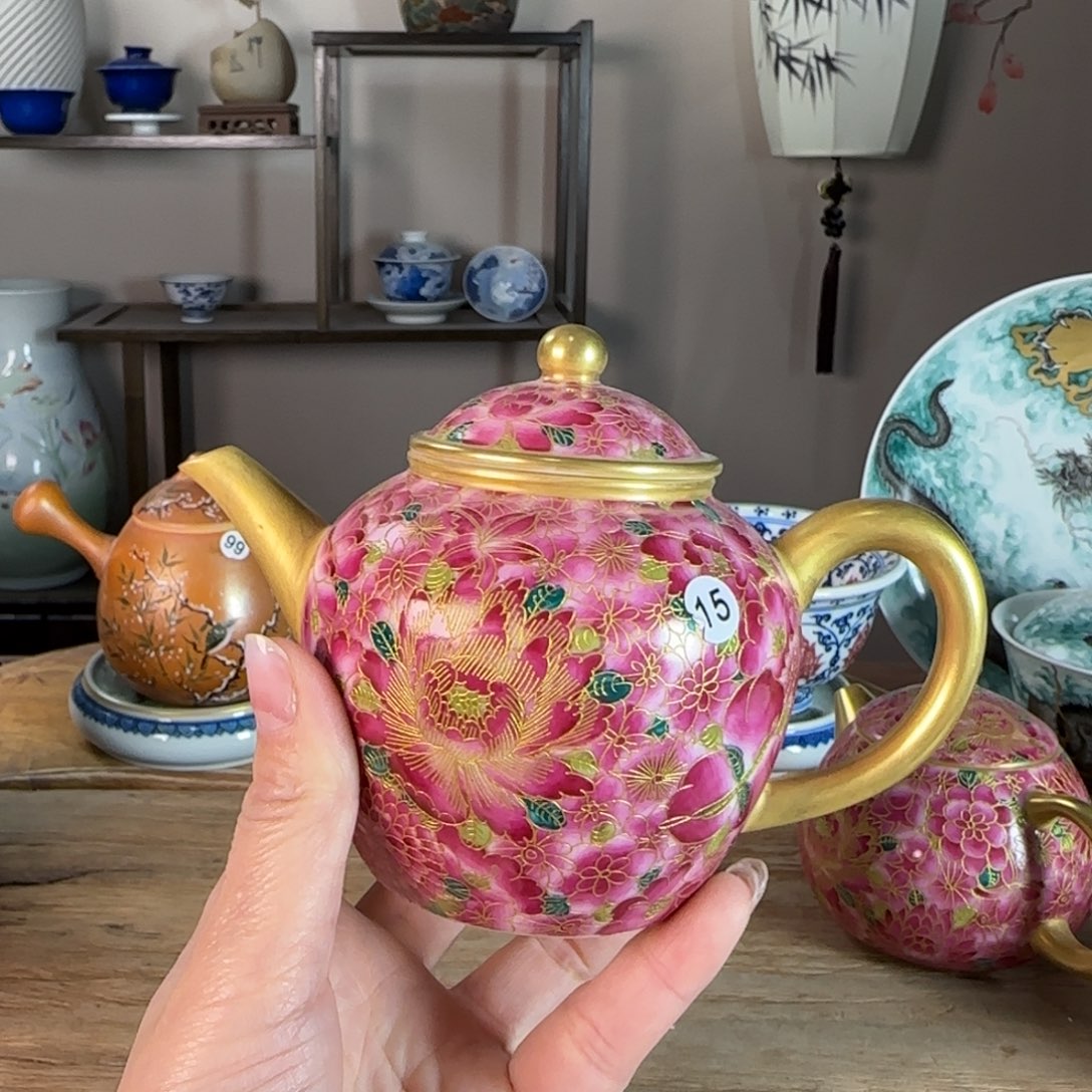 杯景德镇陶瓷柴烧多人