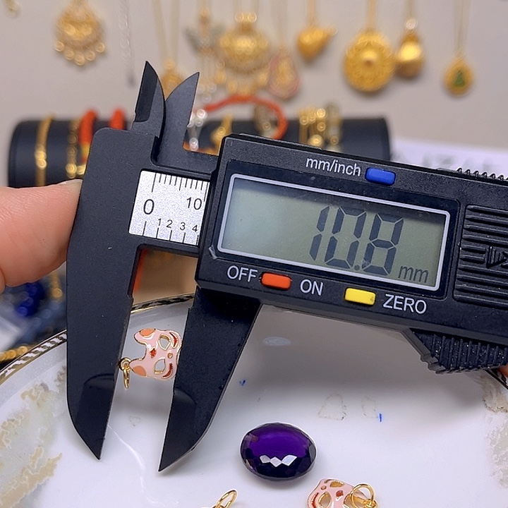 紫晶颈饰银S925镶嵌紫晶925镶嵌176