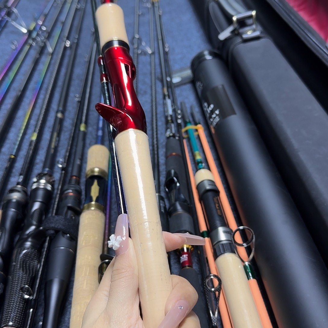 柯***碳素3.8m2.1m枪柄两节