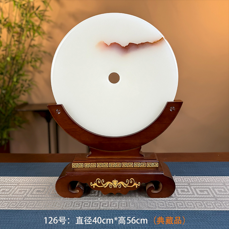 《40公分平安扣126号》中式摆件乔迁开业办公室客厅高档摆设