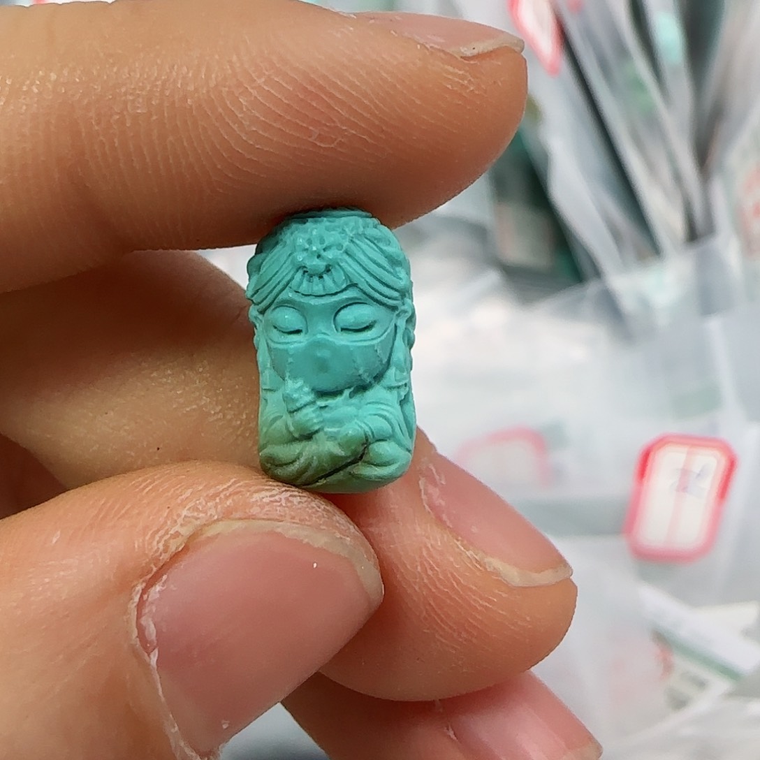 绿松石珠宝半成品未镶嵌