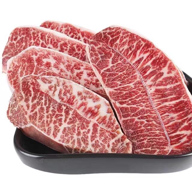 原切牛排澳洲和牛M7板腱牡蛎肉霜降牛扒烤肉寿喜烧火锅片1000g起
