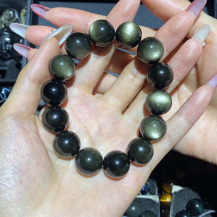 黑曜岩手链未镶嵌B****i