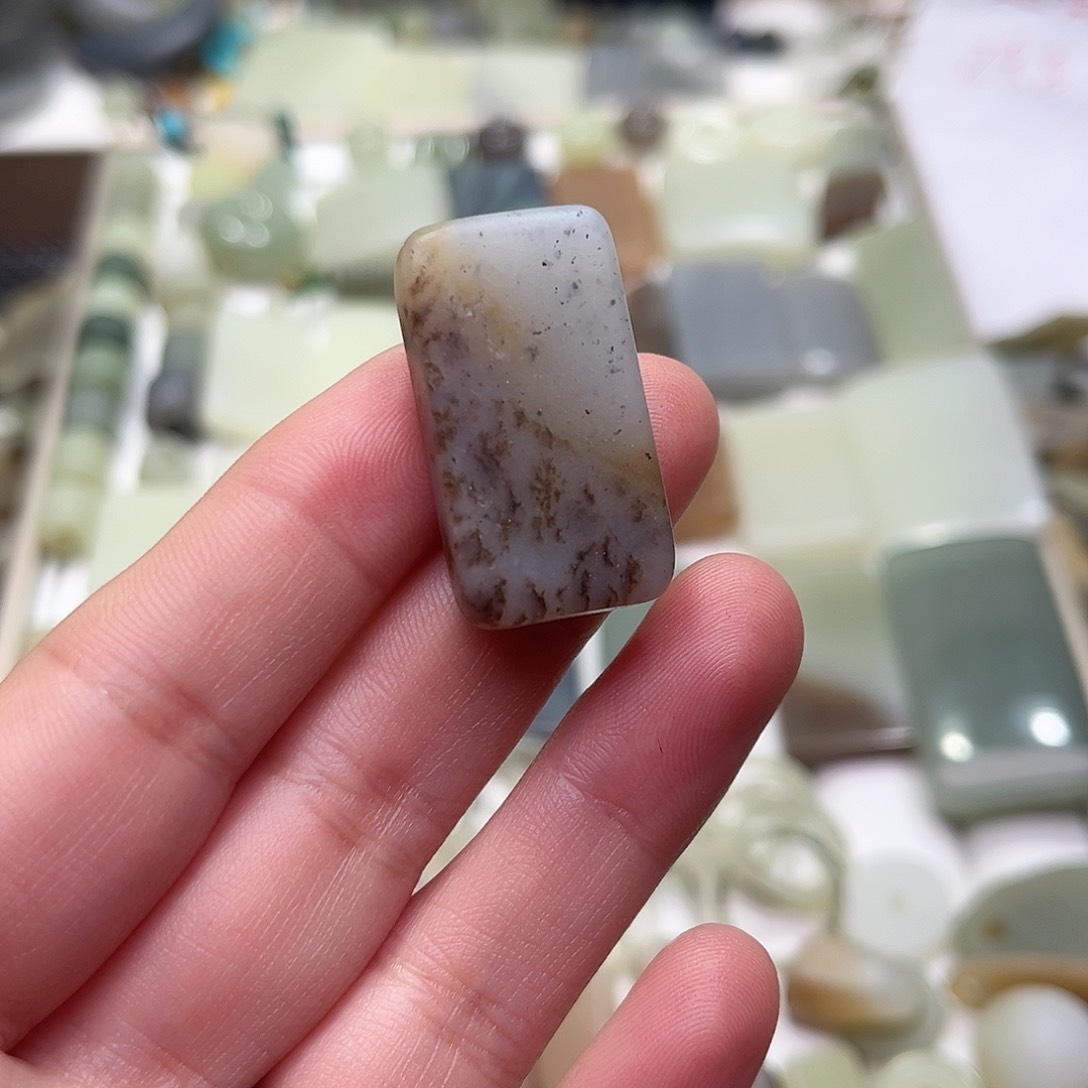 和田玉珠宝半成品未镶嵌