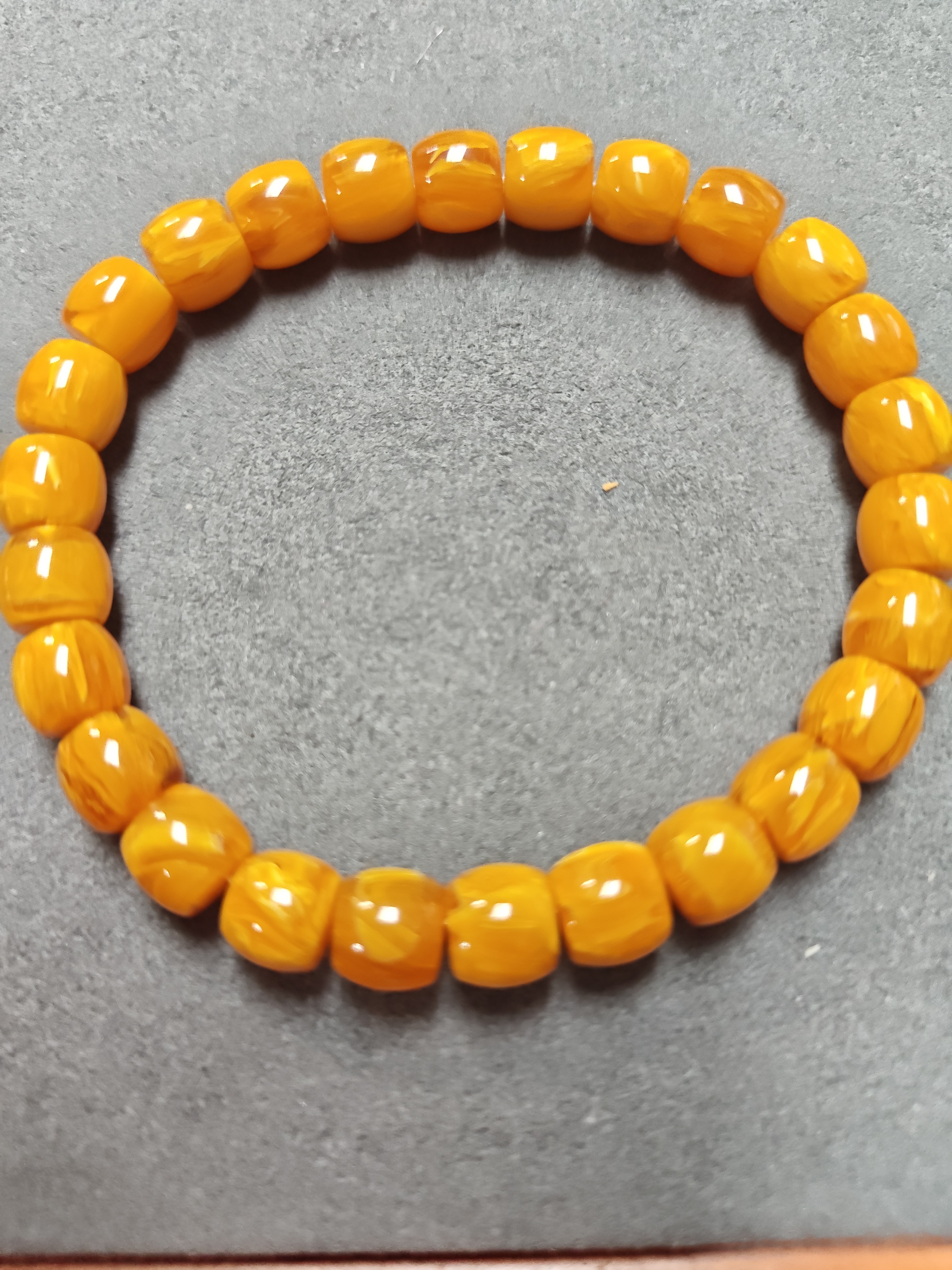 374号-7.7mm金柳色直切手串