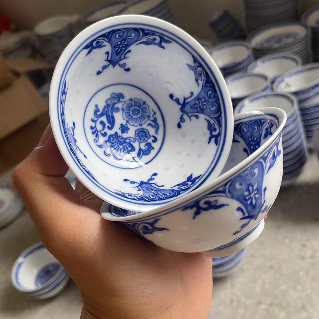碗景德镇高温细白瓷餐具