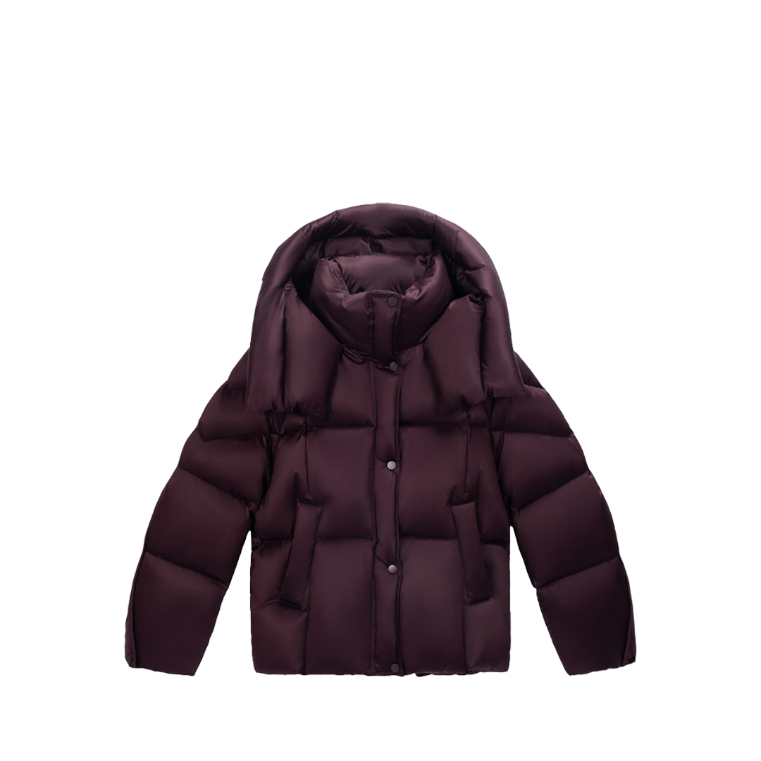 【高元元专属】95白鹅绒缎面保暖潮流冬季鹅绒服DF7599时尚