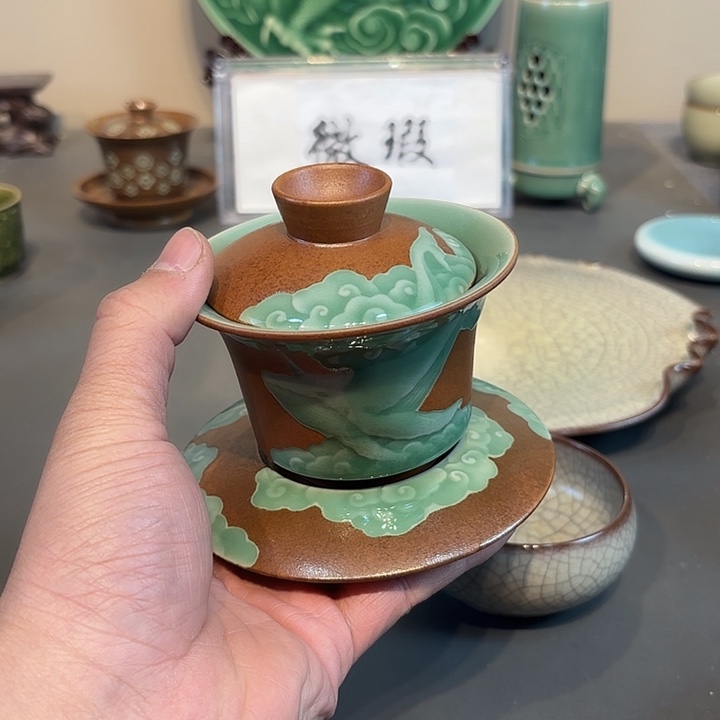 瓷片忘****我龙泉青瓷福利青瓷