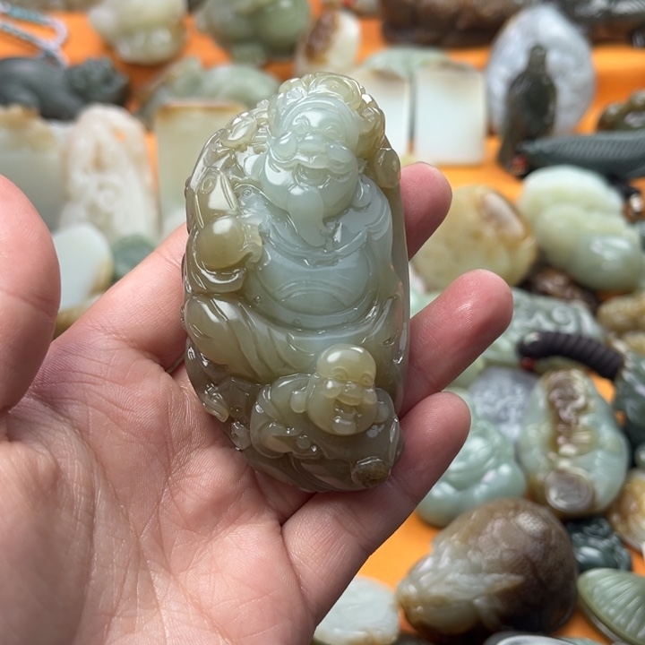 和田玉颈饰未镶嵌用****6