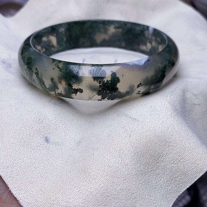 玛瑙/玉髓手镯未镶嵌心***^