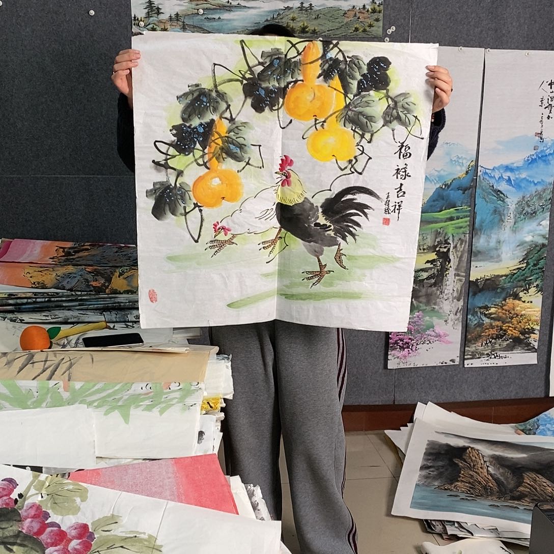 国画手写手绘国画作品301