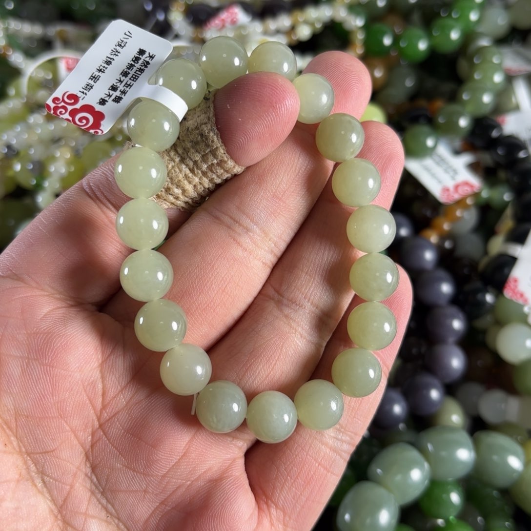 和田玉手链未镶嵌W228