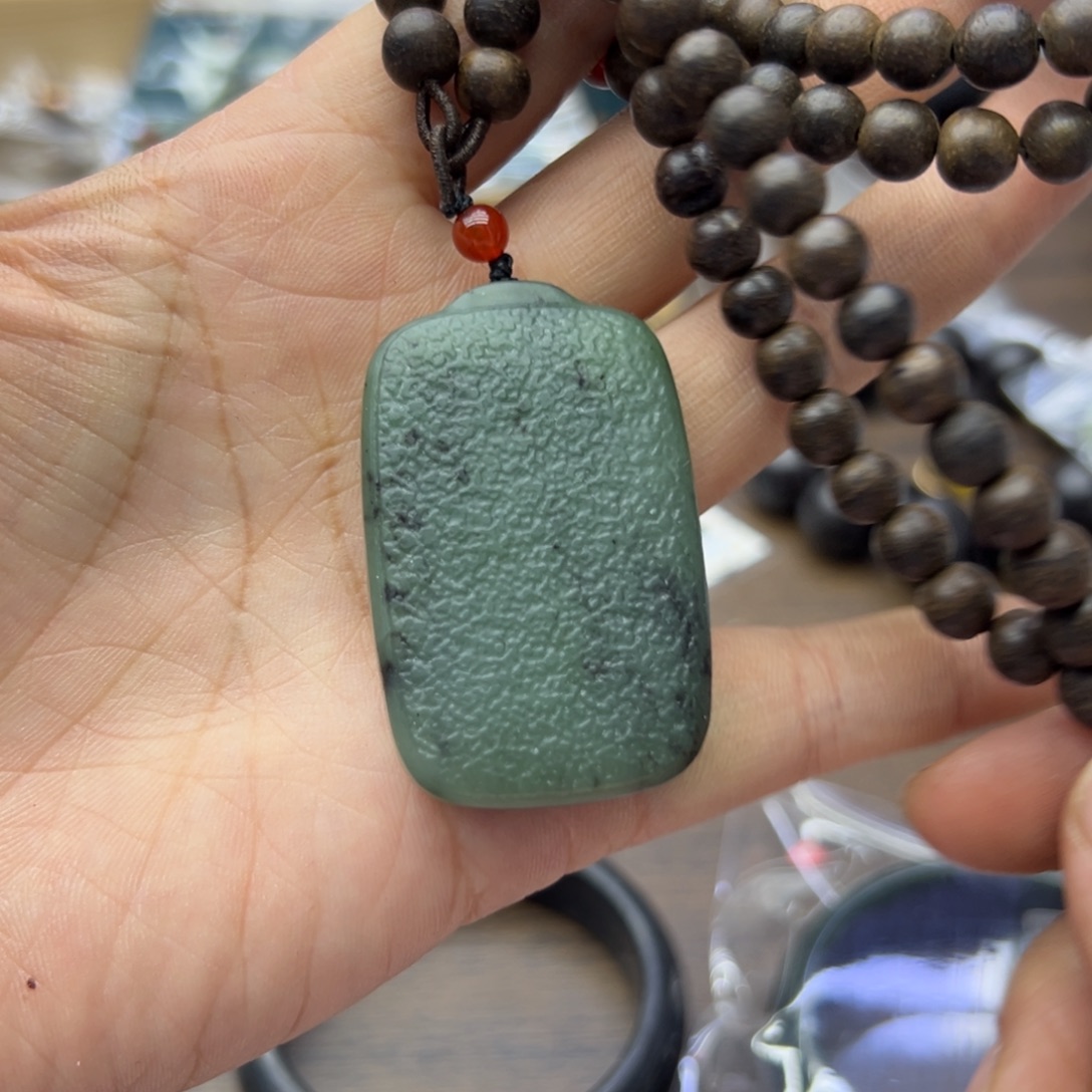 和田玉未镶嵌颈饰933