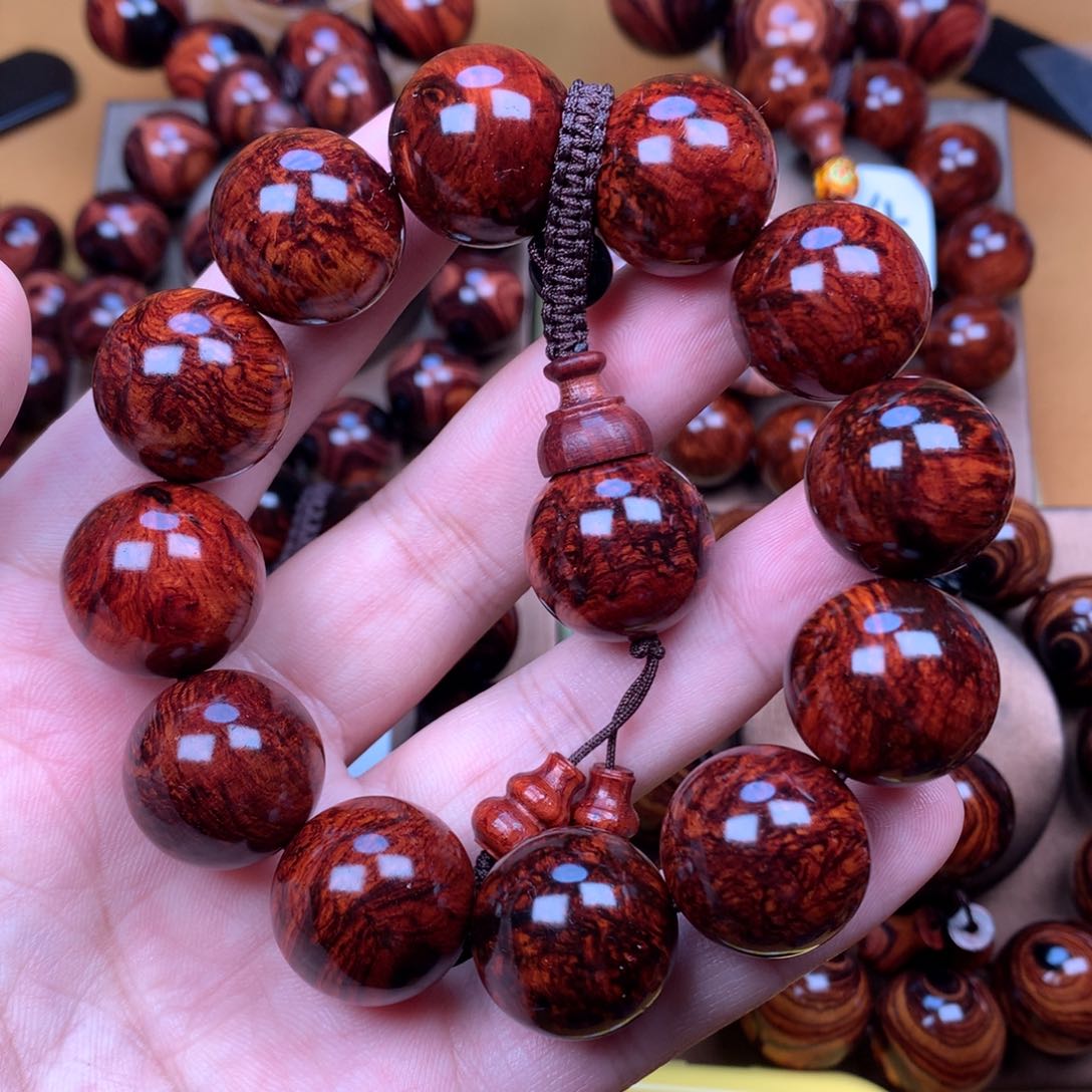 黄花梨/降香黄檀黄花梨手串2.0