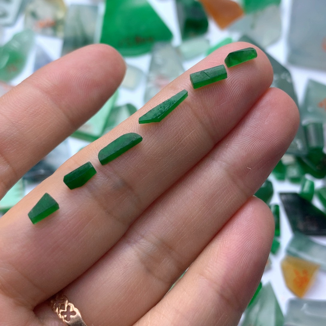 定制翡翠未镶嵌天然缅甸翡翠吊坠挂件