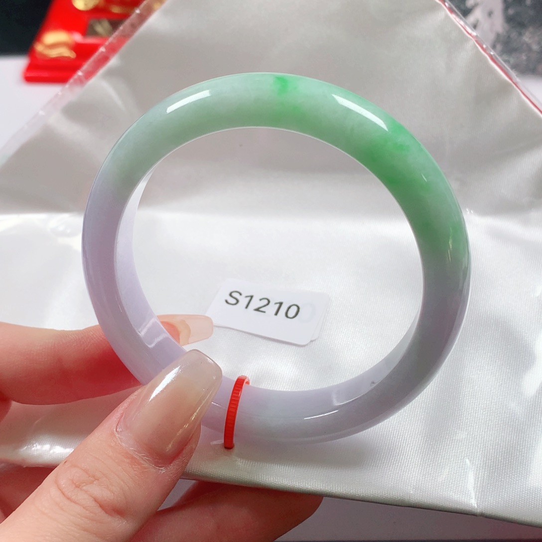 未镶嵌手镯翡翠和**婷天然翡翠手镯s1210