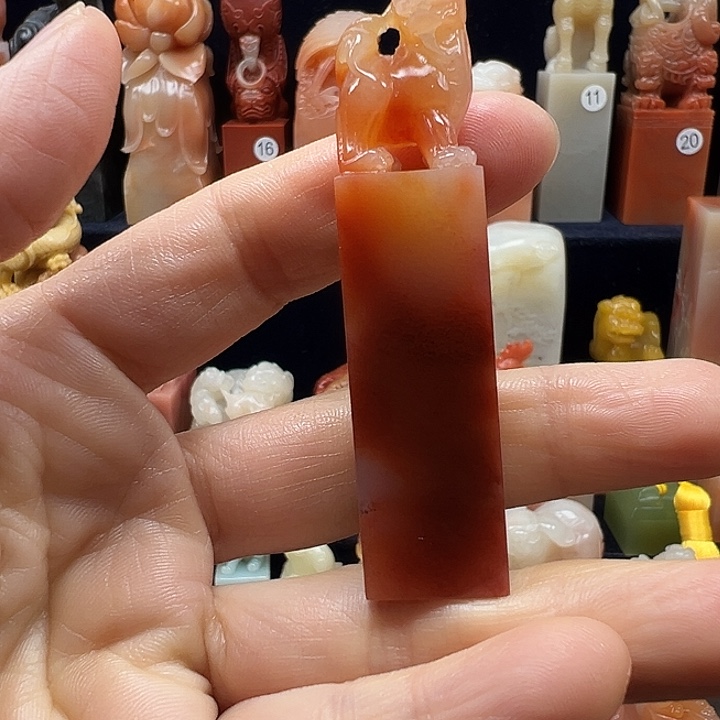 寿山石印石寿山石手工雕刻