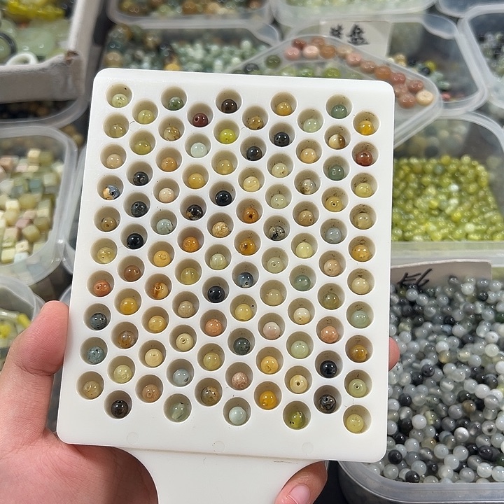蛇纹石玉合金珠宝半成品