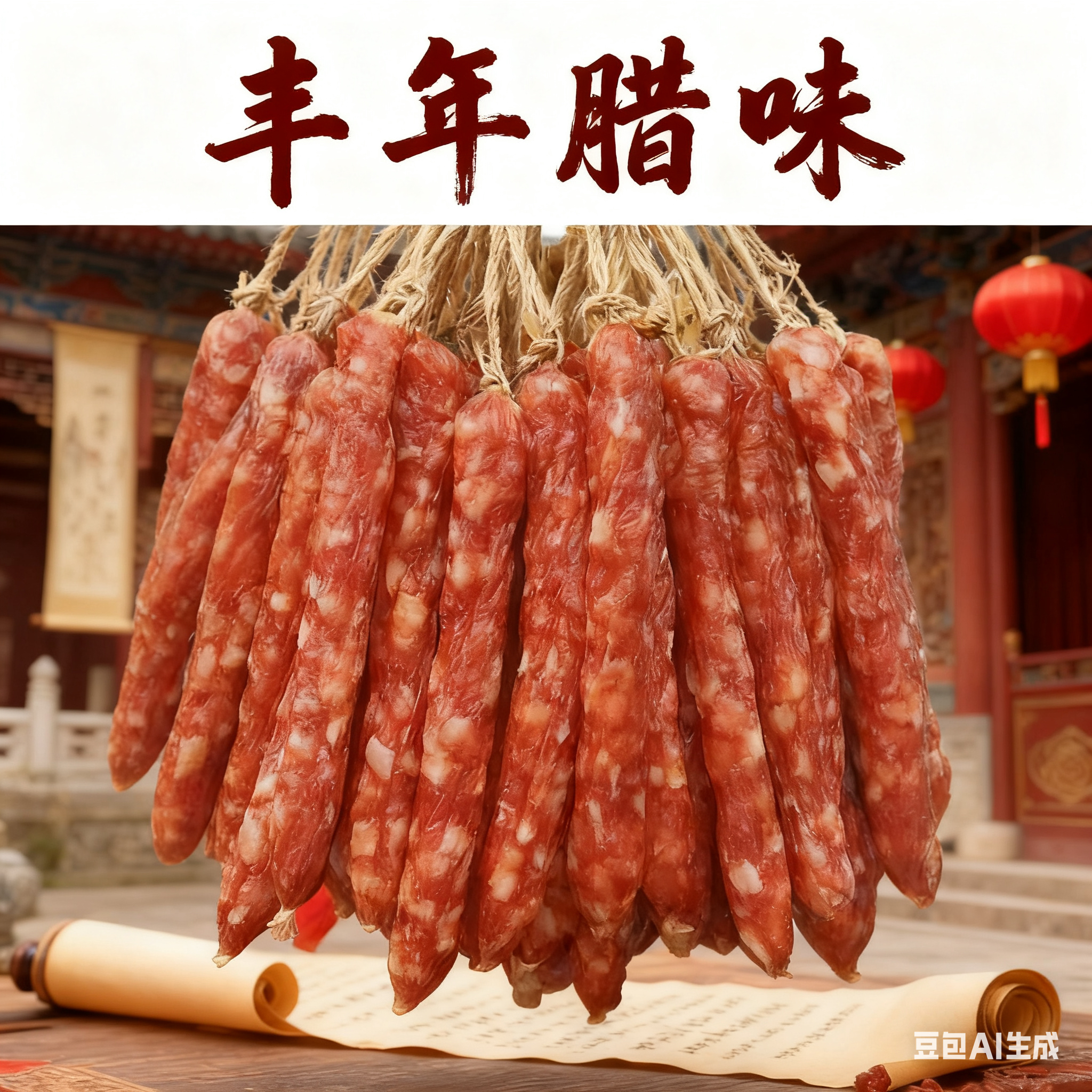 正宗广味腊肠 腊味