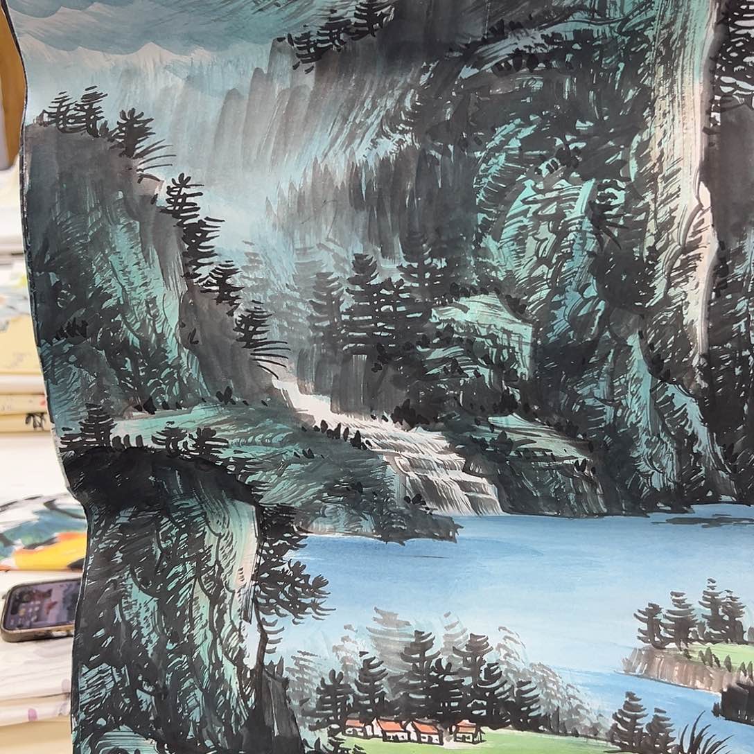 国画国画作品纯手绘