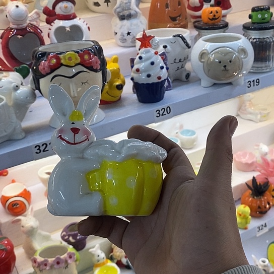 摆件糖*包陶瓷微瑕摆件冰裂