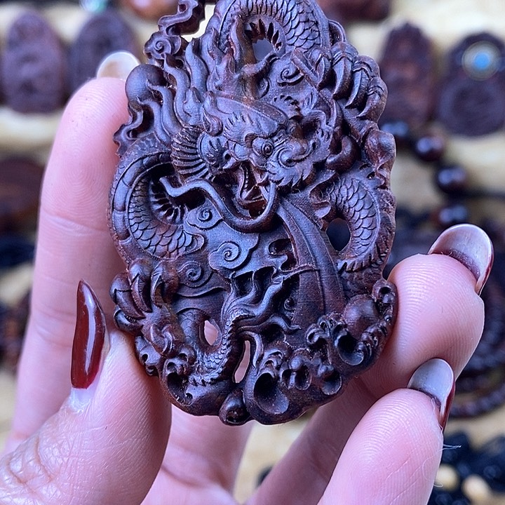 黄花梨/降香黄檀吊坠狼****）