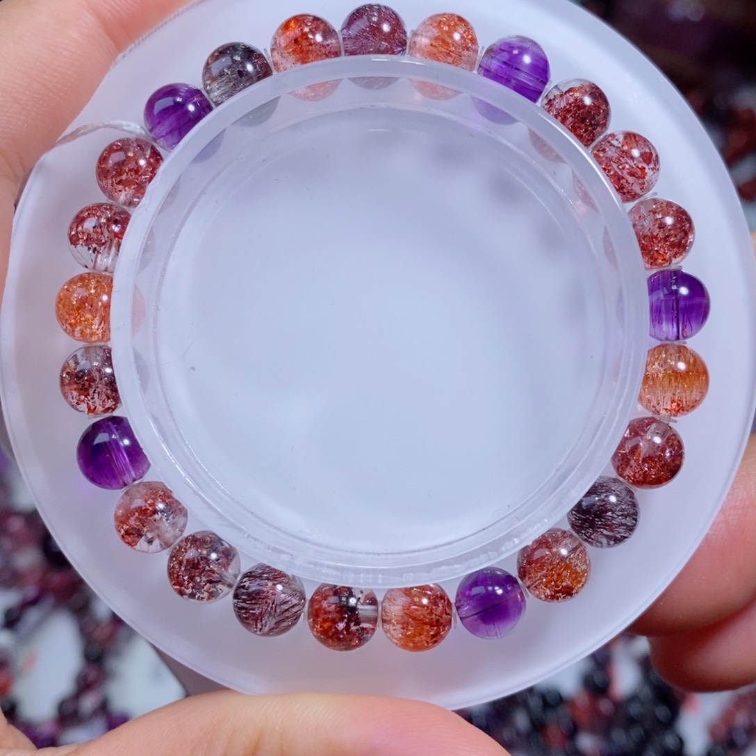 水晶手链未镶嵌超七