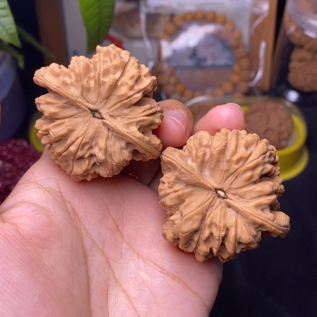 文玩核桃把件48.5官帽