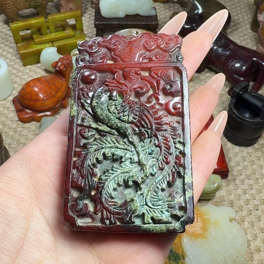 白玉菩提吊坠挂件