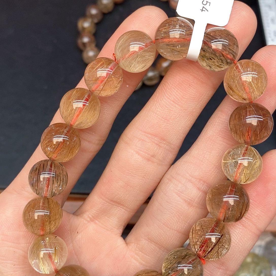 水晶手链未镶嵌23彩发11mm