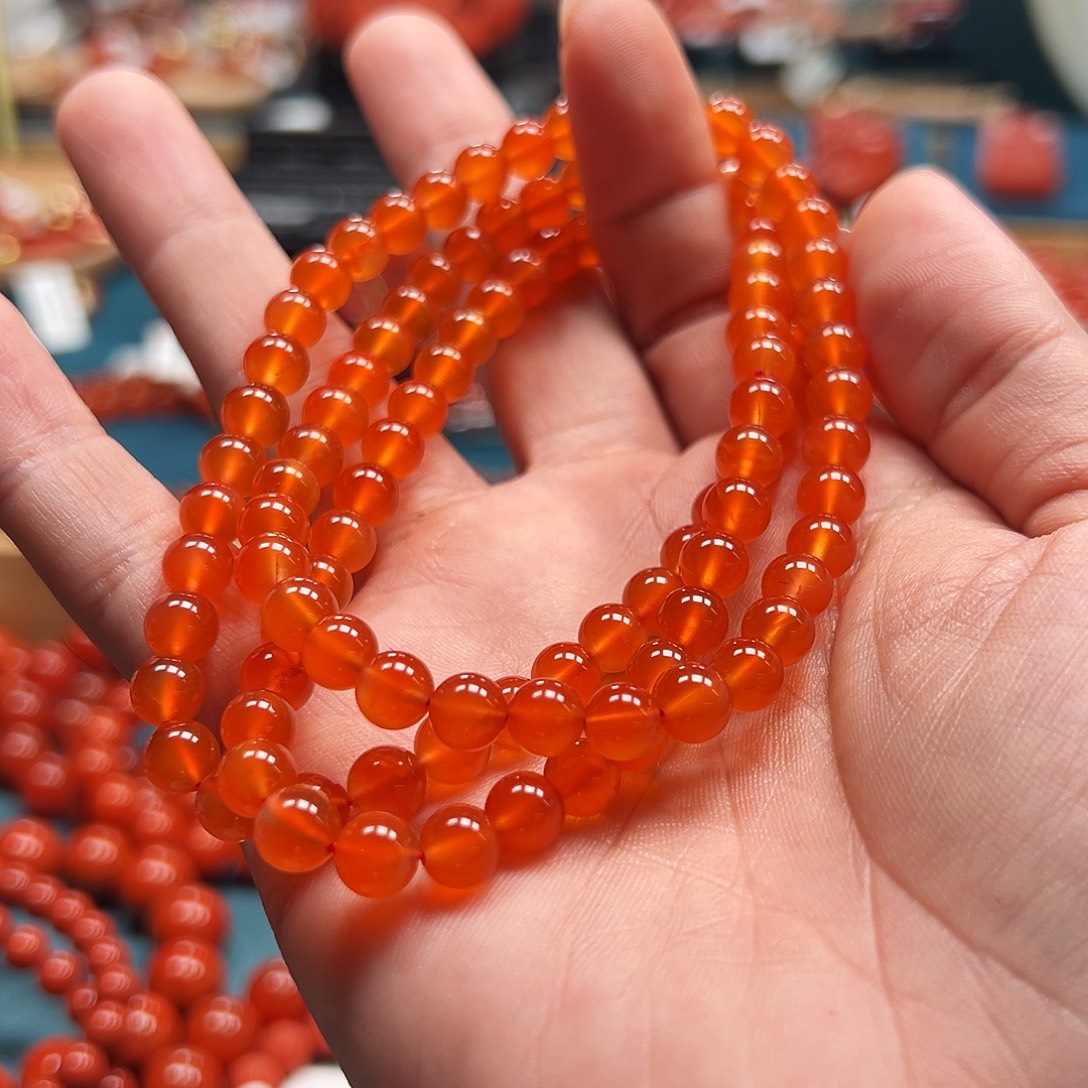未镶嵌手串南红玛瑙