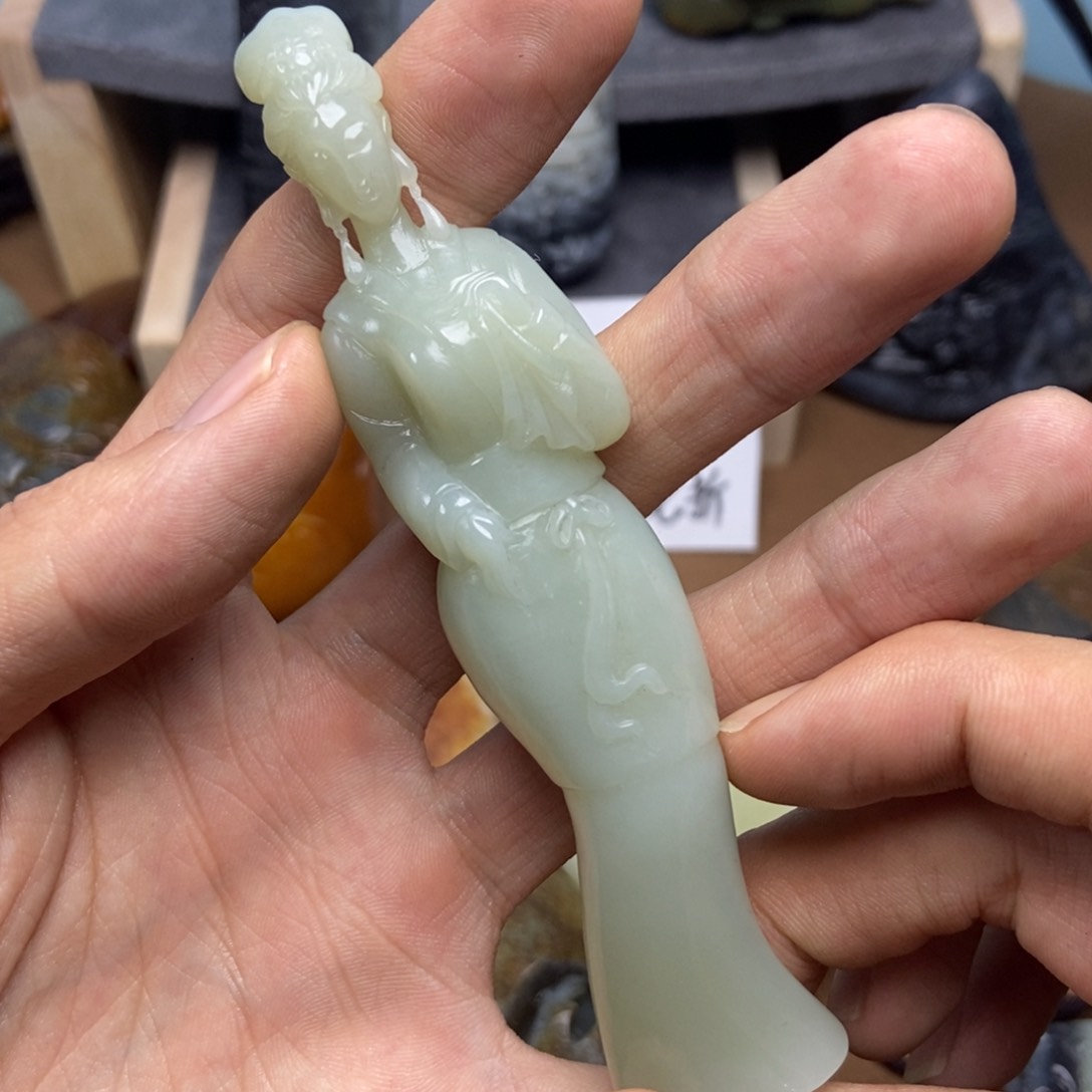 和田玉挂件未镶嵌