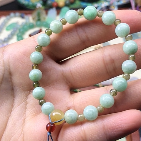 翡翠手链未镶嵌手链